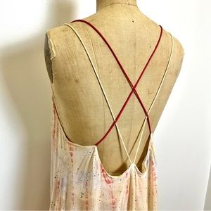 Free People sheer printed maxi